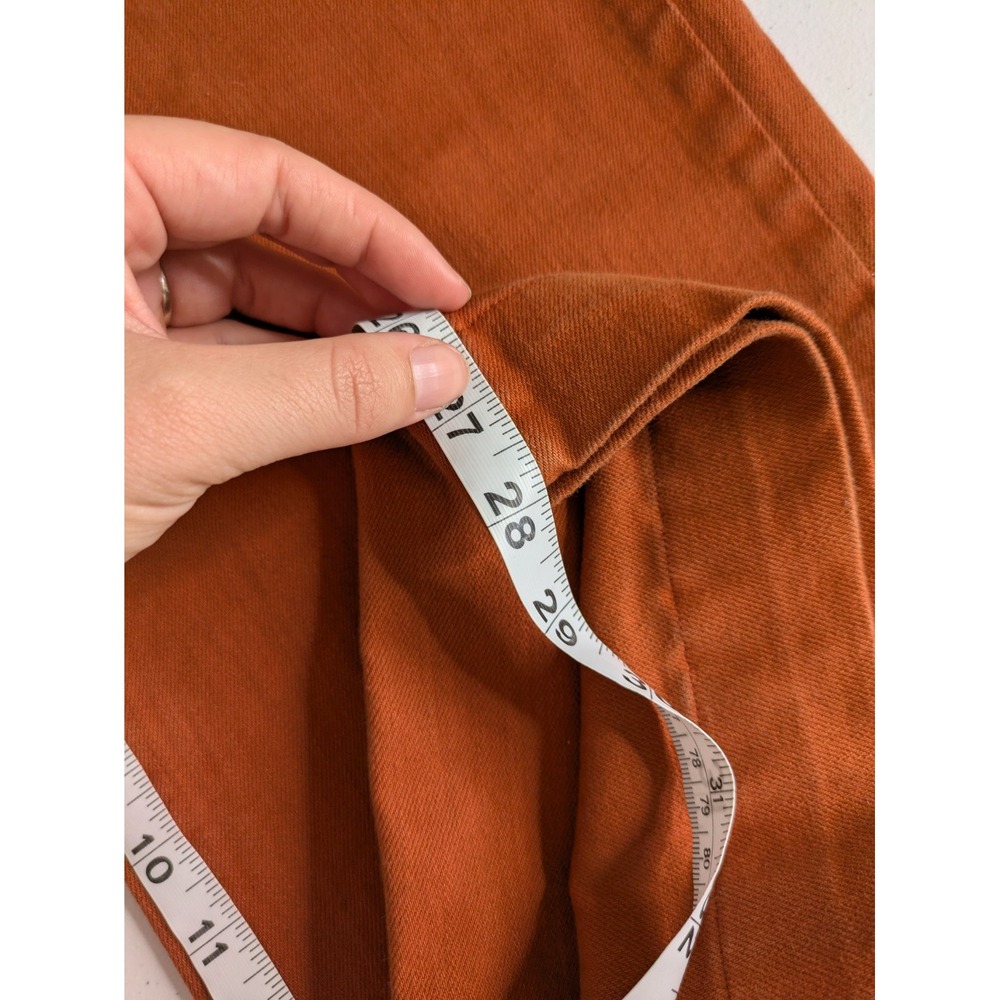 Judy Blue Rust Orange Wide Leg Jeans Size 11/30 - Picture 6 of 8